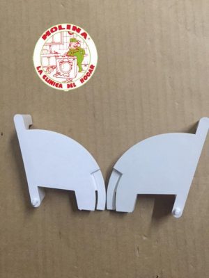 Laterales visera campana Teka blancos. (Juego)