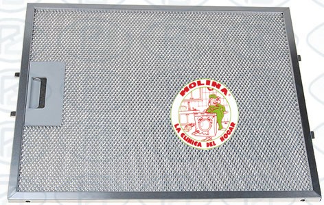 Filtro metálico campana extractora, Bosch, Balay, Siemens, 28,4x38cm.