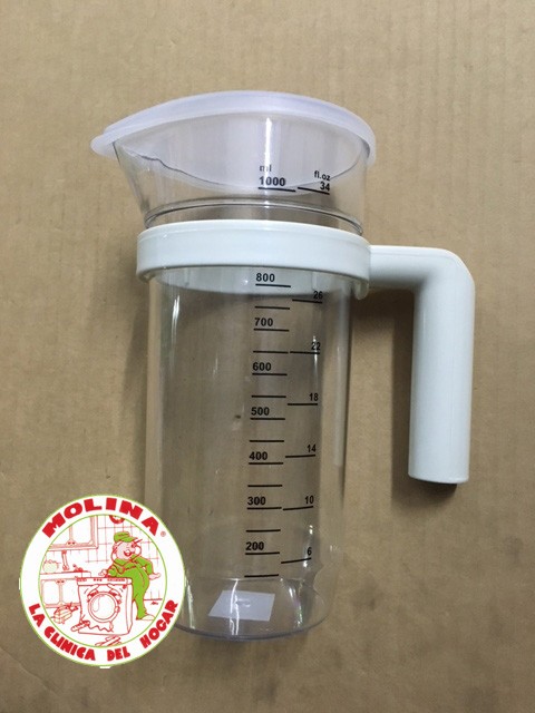 Jarra standard batidora con asa + medidor 1l.