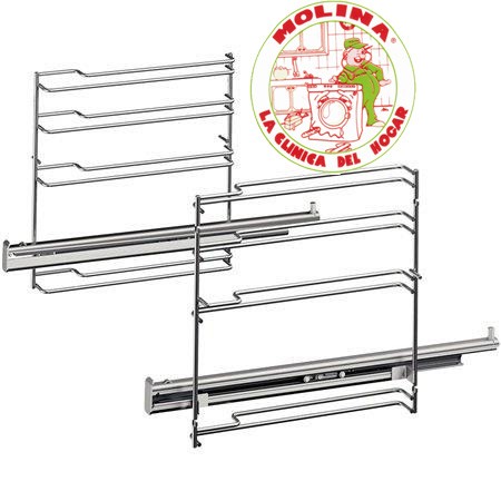 Soporte guia telescópica izdo. horno, Bosch, Siemens, Balay, Neff.
