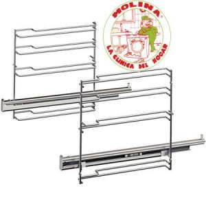 Soporte guia telescópica derecho horno pirolítico, Bosch, Siemens, Balay.