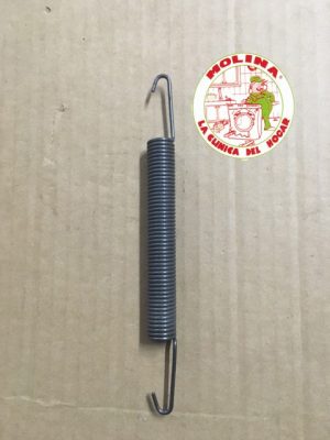 Muelle freno puerta lavavajillas Fagor, Aspes, Edesa, longitud total 19cm.