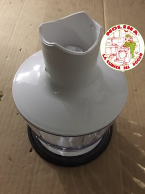 Conjunto completo picadora Braun mediano.