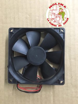 Motor ventilador vinoteca, 93x93x25mm., 12VDC, 3,8W.