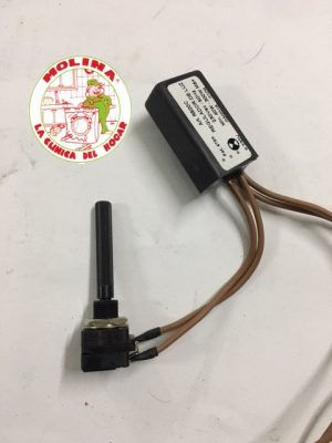 Reostato lámparas, etc, 300W, 220V, con interruptor.