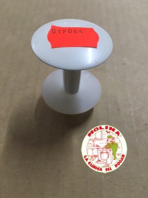 Tapa anula agujero grifo lavabo blanco.