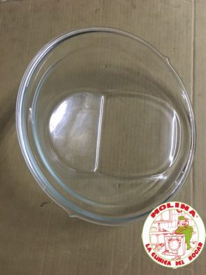 Cristal escotilla lavadora Electrolux, Zanussi, Corberó, diam. 32,5cm.