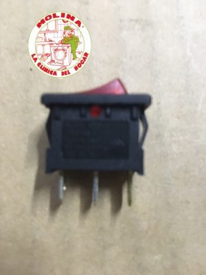 Interruptor balancin 1,2x2cm. 2 contactos, 6 Amp.