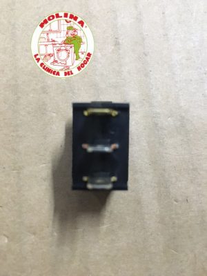 Interruptor balancin 1,2x2cm. 2 contactos, 6 Amp.
