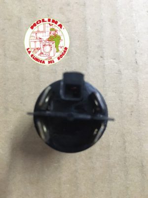 Interruptor pulsador redondo 16Amp. con piloto.