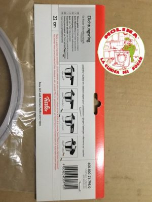 Junta tapa olla rápida Fissler 22cm. original.CRUZ DE MALTA,