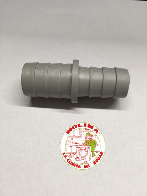 Racor empalme 2 tubos desagüe diam. 21-23mm.