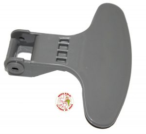 Maneta-cierre puerta escotilla lavadora Beko, gris.