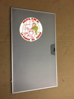 Filtro metálico campana extractora, Aeg, Electrolux, Faber, Franke, Mepamsa, Smeg, Zanussi, 50,5x30cm. con marco.