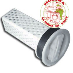 Filtro desagüe lavadora Zanussi, Aeg, completo.