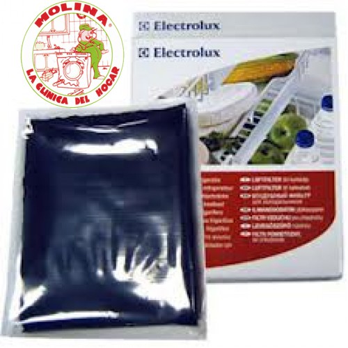 Filtro carbón activo frigorífico grupo Electrolux, Zanussi, Corberó, 10x12,5cm.