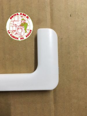 Perfil delantero cristal trasero frigorífico Miele, 48x6,2 cm.