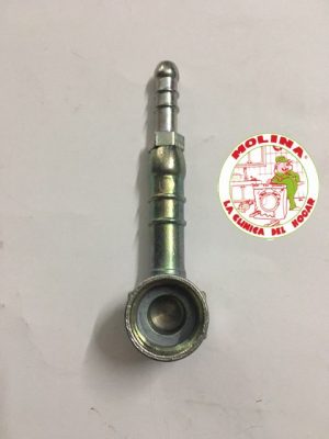 Pipa cocina toma gas, etc. 1/2H, 90º, 12mm.