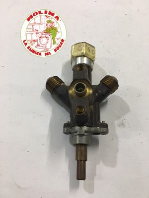 Grifo gas, cocina, horno, grill, con válvula magnética.