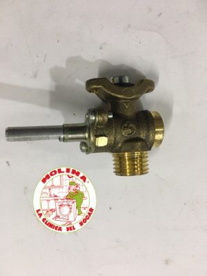 Grifo gas cocina Fagor, Teka, eje 6 mm.rosca M14.