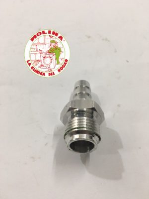 Racor 180º 1/2 macho, espárrago 10 mm.