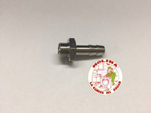 Racor bomba cafetera express 180º, metal.