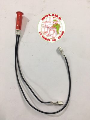 Piloto Neón standard 125/220v. con cable.