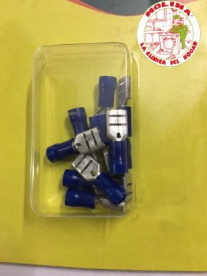 Terminales faston hembra, blister.