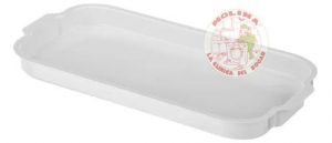 Bandeja porta cubitera frigorífico Bosch, Siemens, Neff, 42,2x19,8 cm.
