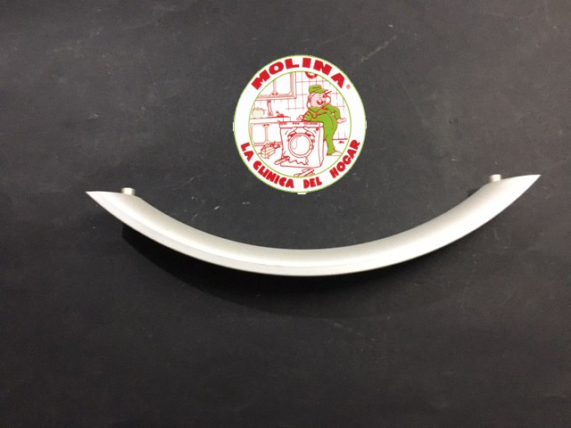 Tirador puerta horno Fagor, Edesa, 28,5x3,3 cm. plateado.