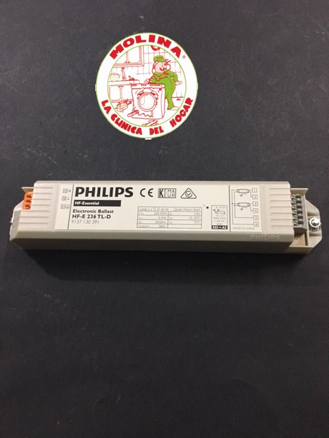 Reactancia electrónica 2 X TL-D36W