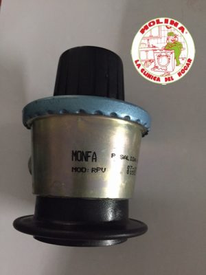 Llave paso butano presión variable.