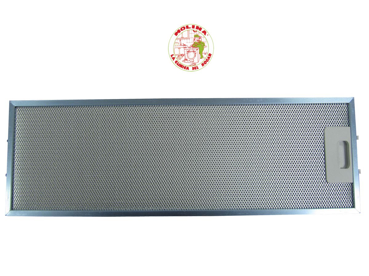 Filtro metálico campana extractora, Fagor, Aspes, Edesa, De Dietrich, 15,8x53,3 cm.