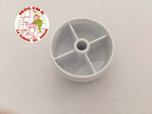 Mando cocina-vitrocerámica Teka, 12 p. bajo, blanco. eje 6 mm.