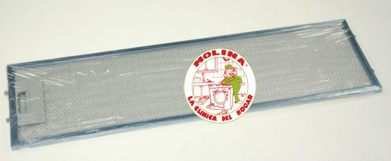 Filtro metálico campana extractora, Bosch , Balay, Siemens, Neff, 53,5x15,9 cm.