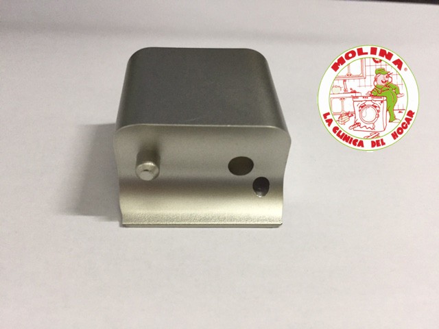 Soporte-tirador horno Fagor, Aspes, Edesa izquierdo, color plata.