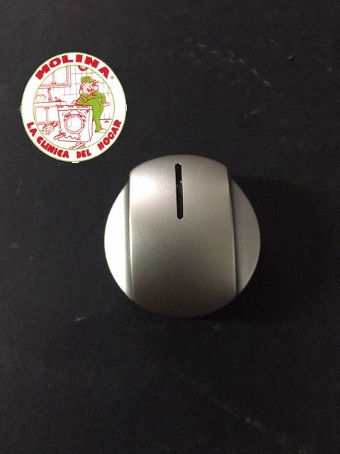 Mando conmutador horno grupo Electrolux, Zanussi, Corberó, Aeg, 10 posiciones, color plata.