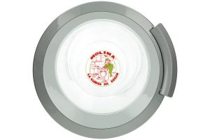 Puerta escotilla lavadora, Bosch, Siemens, Neff, Balay, 8 kgs. plata.