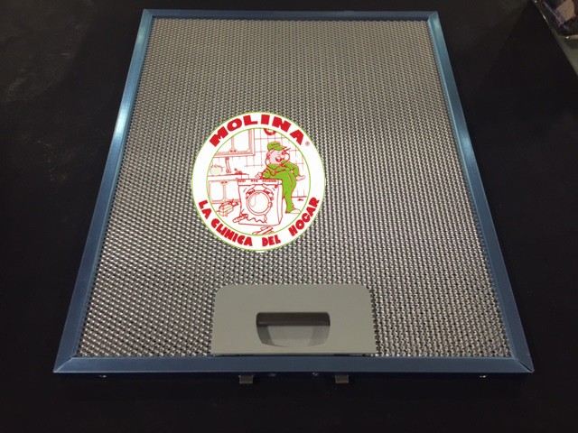 Filtro metálico campana extractora,Bosch, Siemens, Balay, Gaggenau, Pitsos, 18,5x45,5 cm,.