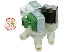 Electroválvula triple lavadora grupo Electrolux 180º.