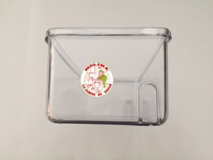 Caja mantequera frigorífico Bosch, Balay, Siemens, Neff, 21,5x10x7,5 cm.