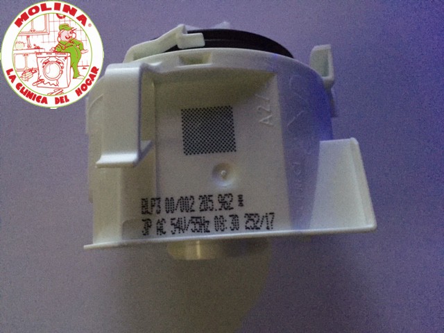 Bomba desagüe lavavajillas Bosch, Siemens, Balay, Neff,