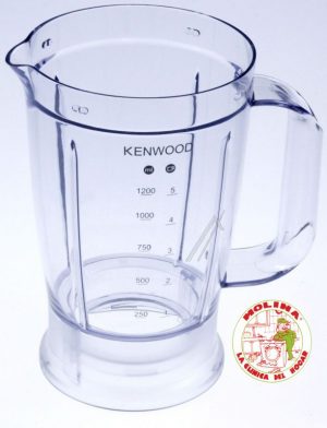 Jarra batidora de vaso Kenwood de plástico.