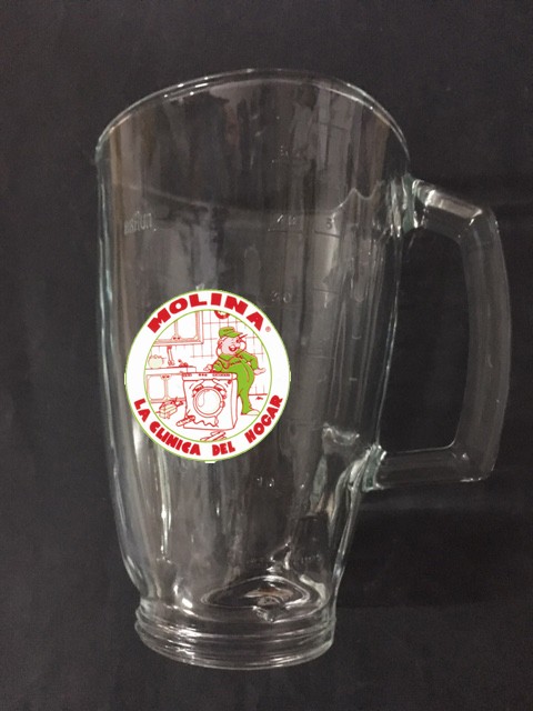 Jarra batidora de vaso Braun, cristal.