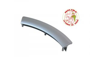 Maneta-cierre secadora Bosch, Balay, Siemens, plata.