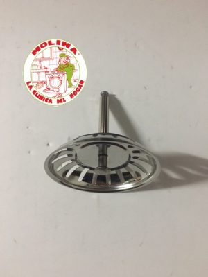Tapón fregadera-rejilla Teka eje 5x55 mm.