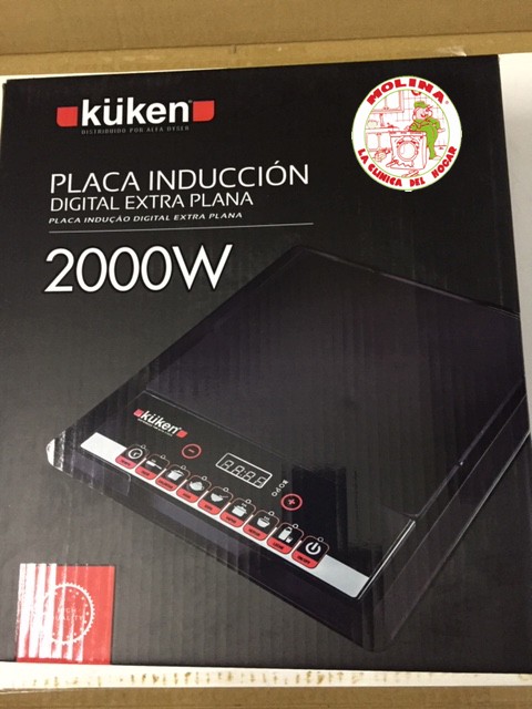 Placa inducción digital 2000 w. Küken