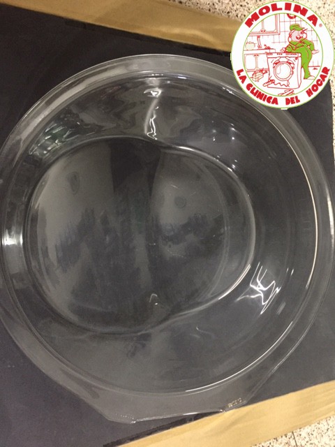 Cristal puerta escotilla lavadora Candy diam. 38,5 cm.