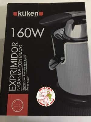 Exprimidor KÚkken inox. con brazo.