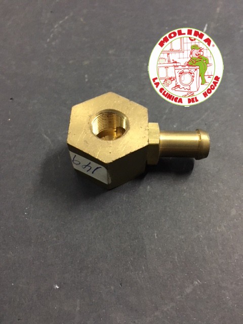 Racor codo aclarado lavavajillas Hoonved.